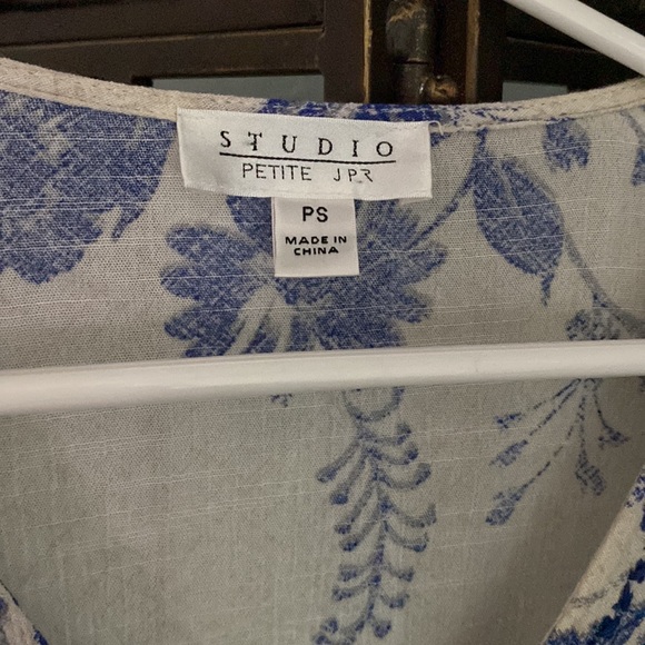 NWOT Floral summer crop top Petite Small - Picture 2 of 6